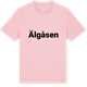 Pink Cotton t-shirt med Älgåsen fetstil t-shirt