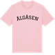 Pink Cotton t-shirt med Älgåsen böjd t-shirt