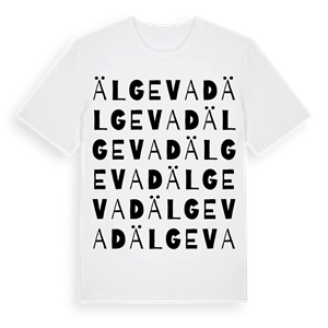Älgevad ordlek t-shirt – ekologisk bomull t-shirt från Pinshirt