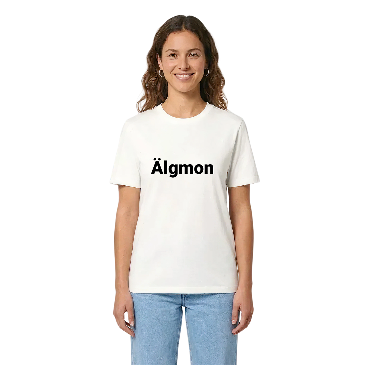 Älgmon fetstil t-shirt i miljö