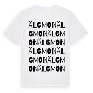 Älgmon ordlek t-shirt – ekologisk bomull t-shirt från Pinshirt