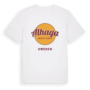 Alhaga cirkel t-shirt – ekologisk bomull t-shirt från Pinshirt