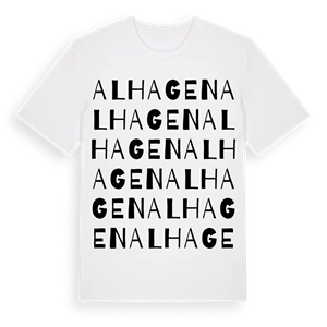 Alhagen ordlek t-shirt – ekologisk bomull t-shirt från Pinshirt