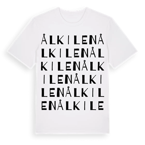 Ålkilen ordlek t-shirt – ekologisk bomull t-shirt från Pinshirt