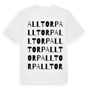 Alltorp ordlek t-shirt – ekologisk bomull t-shirt från Pinshirt