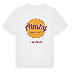 Almby cirkel t-shirt – ekologisk bomull t-shirt från Pinshirt