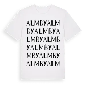 Almby ordlek t-shirt – ekologisk bomull t-shirt från Pinshirt