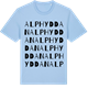 Blue Soul t-shirt med Alphyddan ordlek t-shirt