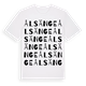 Ålsänge ordlek t-shirt