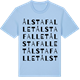 Blue Soul t-shirt med Ålstafallet ordlek t-shirt