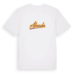 Ålunda baseball t-shirt – ekologisk bomull t-shirt från Pinshirt