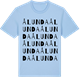 Blue Soul t-shirt med Ålunda ordlek t-shirt