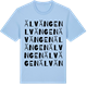 Blue Soul t-shirt med Älvängen ordlek t-shirt