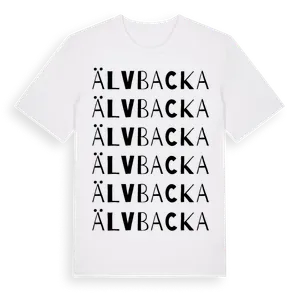 Älvbacka ordlek t-shirt – ekologisk bomull t-shirt från Pinshirt