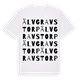 Älvgravstorp ordlek t-shirt