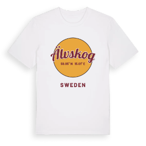 Älvskog cirkel t-shirt – ekologisk bomull t-shirt från Pinshirt