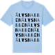Blue Soul t-shirt med Älvsnabben ordlek t-shirt