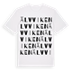White t-shirt med Älvviken ordlek t-shirt