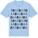 Blue Soul t-shirt med Åna ordlek t-shirt
