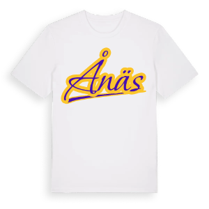 Ånäs baseball t-shirt – ekologisk bomull t-shirt från Pinshirt