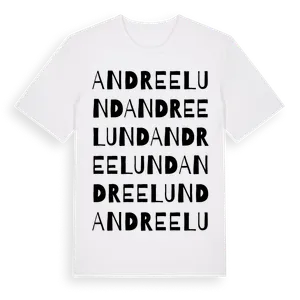 Andreelund ordlek t-shirt – ekologisk bomull t-shirt från Pinshirt