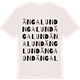 Vintage White t-shirt med Ängalund ordlek t-shirt