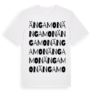 Ängamon ordlek t-shirt – ekologisk bomull t-shirt från Pinshirt