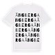 White t-shirt med Ängberga ordlek t-shirt