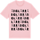 Pink Cotton t-shirt med Ängkärr ordlek t-shirt
