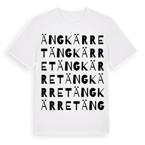 Ängkärret ordlek t-shirt – ekologisk bomull t-shirt från Pinshirt