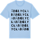 Blue Soul t-shirt med Änglyckan ordlek t-shirt