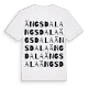 Ängsdala ordlek t-shirt