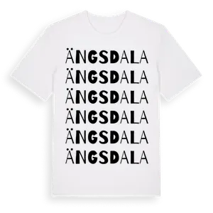 Ängsdala ordlek t-shirt – ekologisk bomull t-shirt från Pinshirt