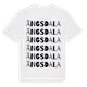 White t-shirt med Ängsdala ordlek t-shirt