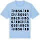 Blue Soul t-shirt med Ängsgården ordlek t-shirt