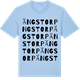 Blue Soul t-shirt med Ängstorp ordlek t-shirt