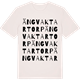 Vintage White t-shirt med Ängvaktartorp ordlek t-shirt