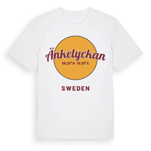 Änkelyckan cirkel t-shirt – ekologisk bomull t-shirt från Pinshirt