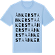 Blue Soul t-shirt med Ånkersta ordlek t-shirt
