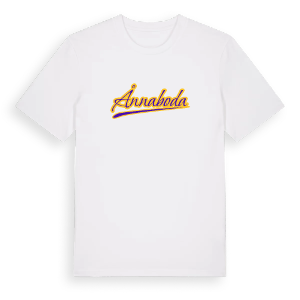 Ånnaboda baseball t-shirt – ekologisk bomull t-shirt från Pinshirt