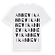 White t-shirt med Annevik ordlek t-shirt