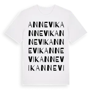 Annevik ordlek t-shirt – ekologisk bomull t-shirt från Pinshirt
