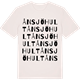 Vintage White t-shirt med Ånsjöhult ordlek t-shirt