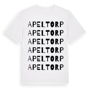 Apeltorp ordlek t-shirt – ekologisk bomull t-shirt från Pinshirt