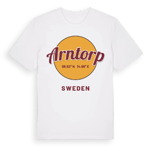 Arntorp cirkel t-shirt – ekologisk bomull t-shirt från Pinshirt