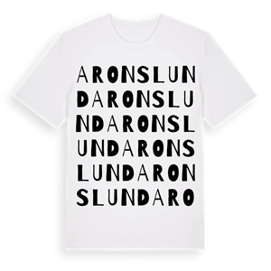 Aronslund ordlek t-shirt – ekologisk bomull t-shirt från Pinshirt