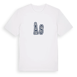 Ås college t-shirt – ekologisk bomull t-shirt från Pinshirt