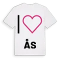 Jag älskar Ås t-shirt stort tryck