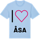 Blue Soul t-shirt med Jag älskar Åsa t-shirt stort tryck