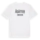 White t-shirt med Åsätter i Sverige t-shirt